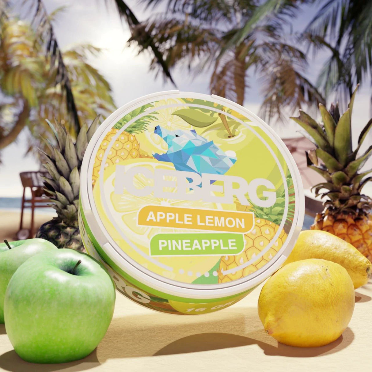 Apple Lemon Pineapple Nicotine Pouches By Iceberg