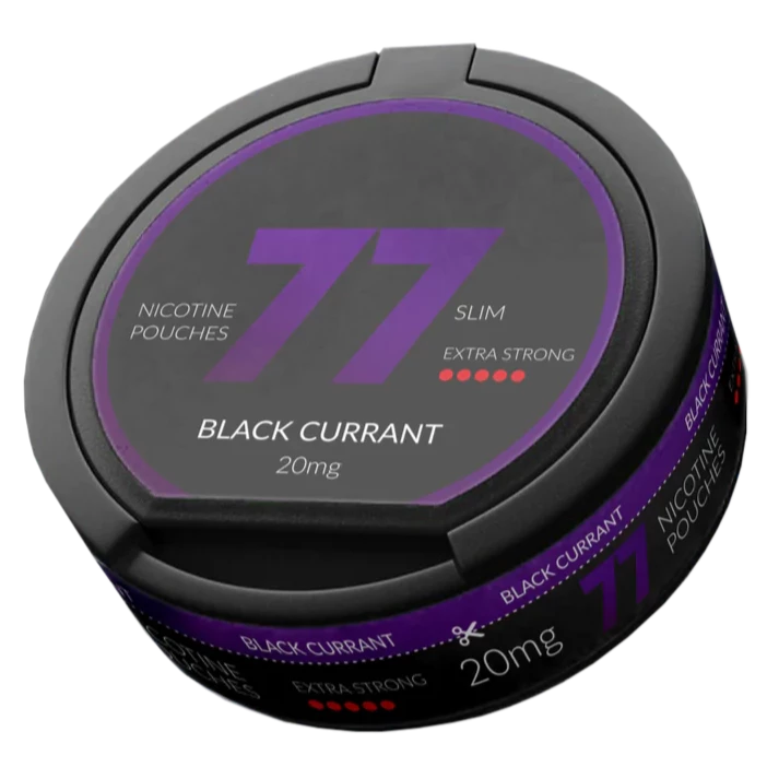 Blackcurrant Slim Nicotine Pouches By 77