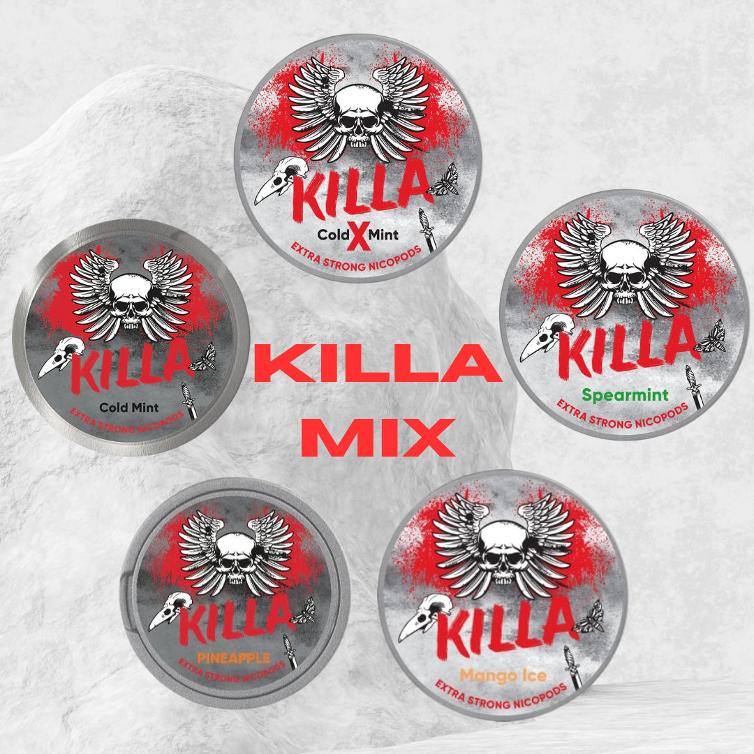 KILLA Mix Fusion Bundle Pack: A Mix of Minty Delights with a Tropical Twist