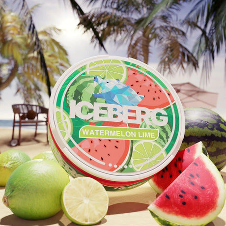 Watermelon Lime Nicotine Pouches By Iceberg