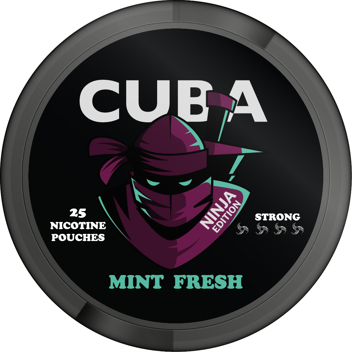 Ninja Mint Fresh Nicotine Pouches By Cuba