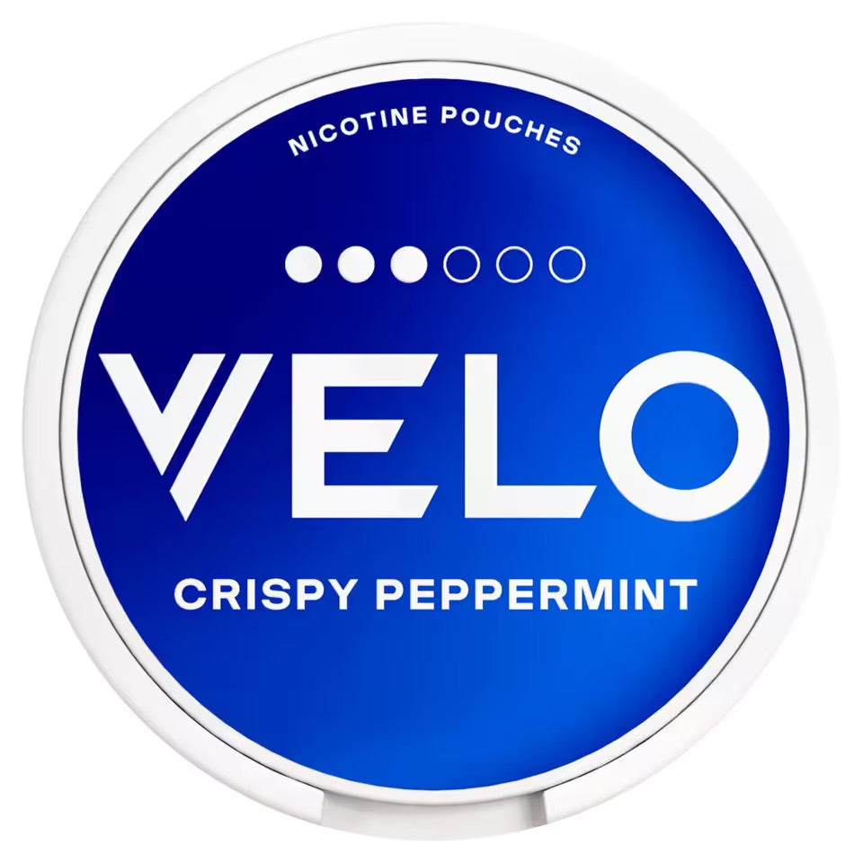 Crispy Peppermint / Ice Cool Nicotine Pouches By Velo