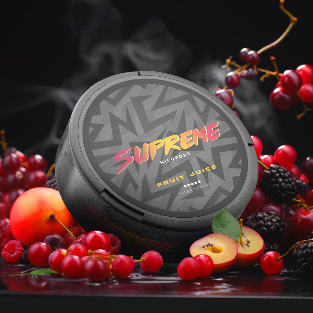 Fruit Juice Nicotine Pouches By Supreme Nicopods