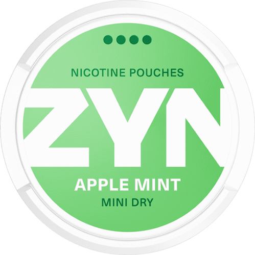 Apple Mint Mini Dry Nicotine Pouches By Zyn