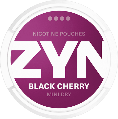 Black Cherry Mini Dry Nicotine Pouches By Zyn