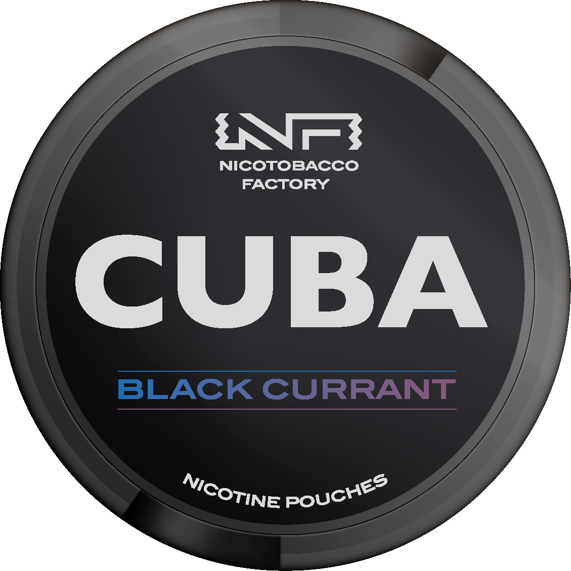 Black Blackcurrant Nicotine Pouches By Cuba