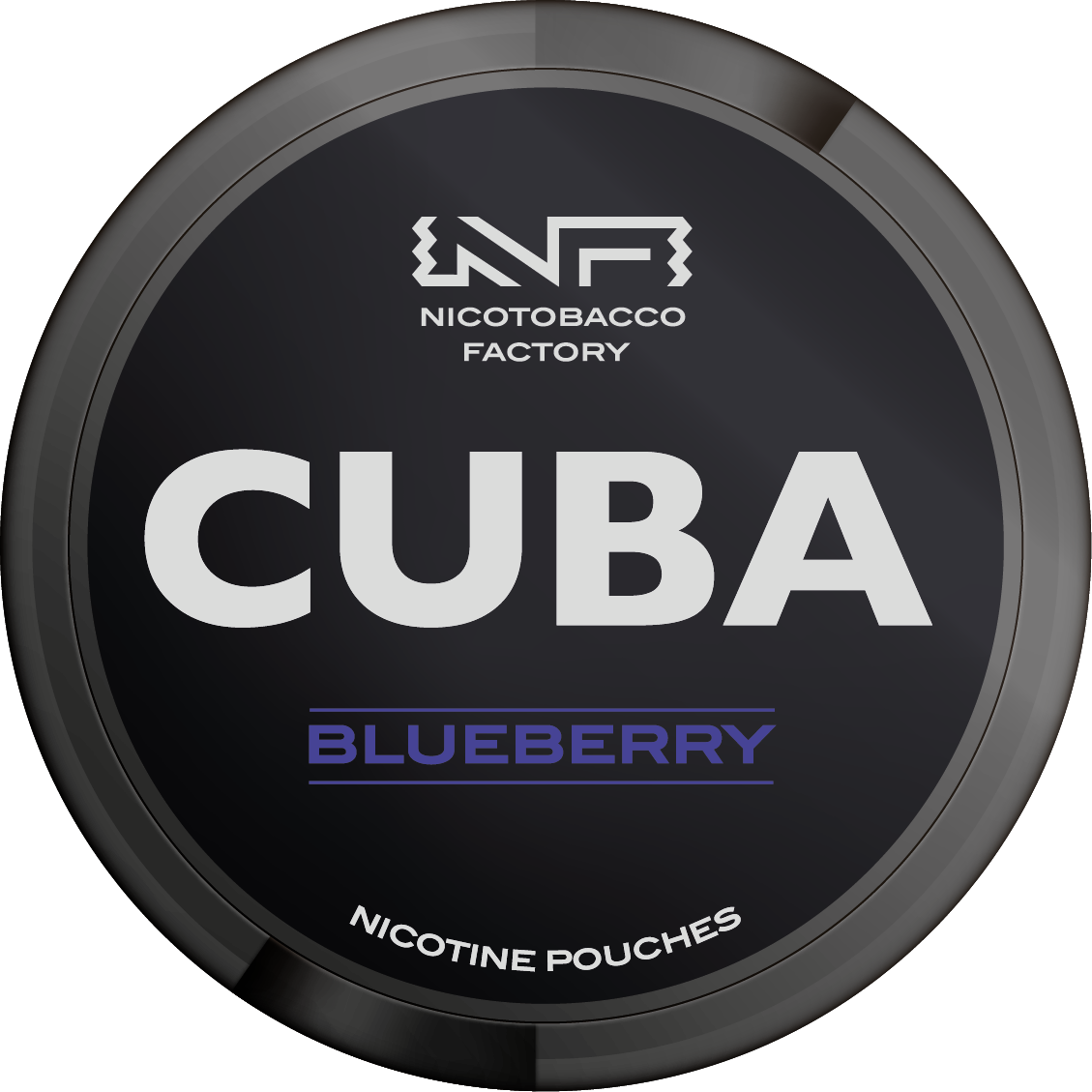 Black Blueberry Nicotine Pouches By Cuba