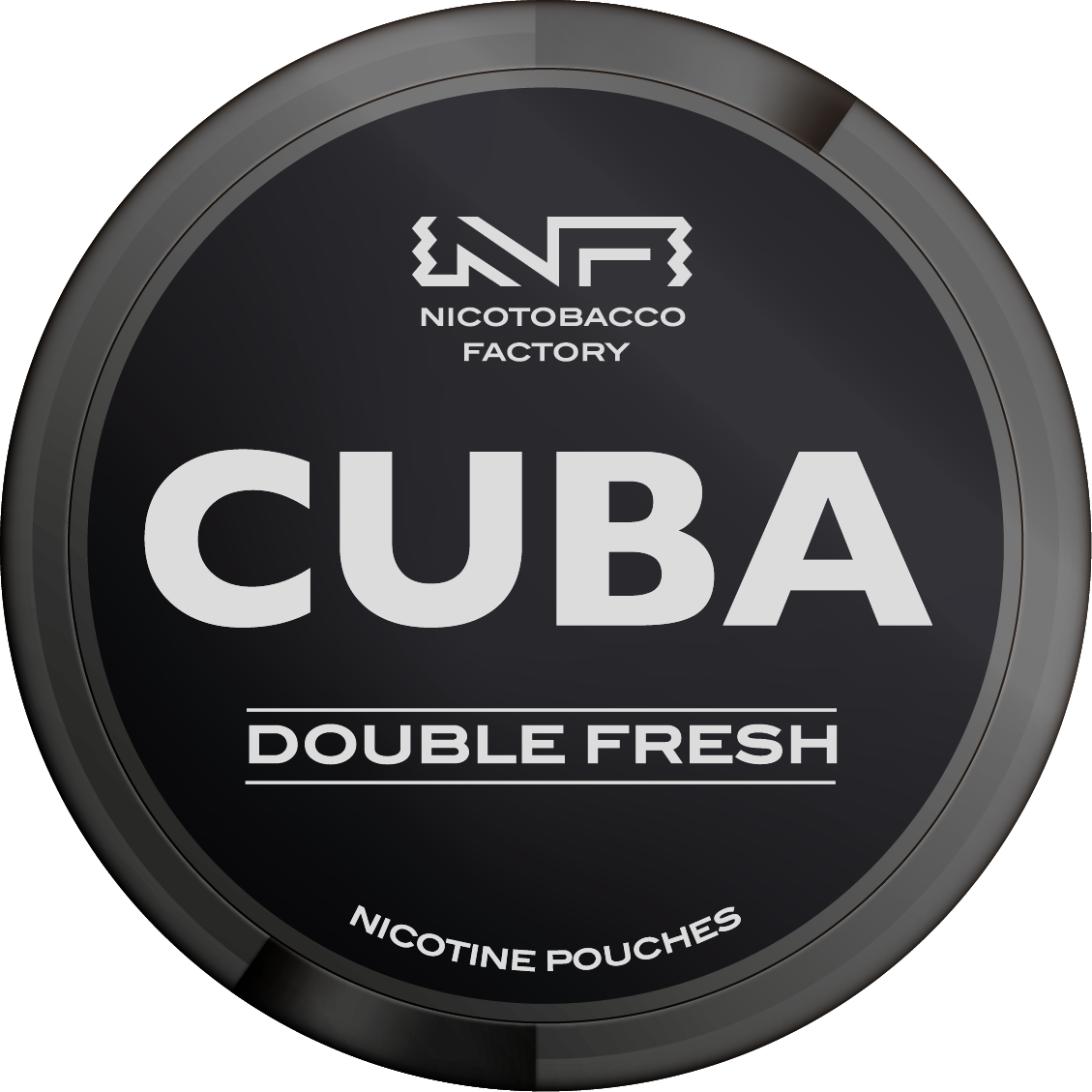 Black Double Fresh Nicotine Pouches By Cuba