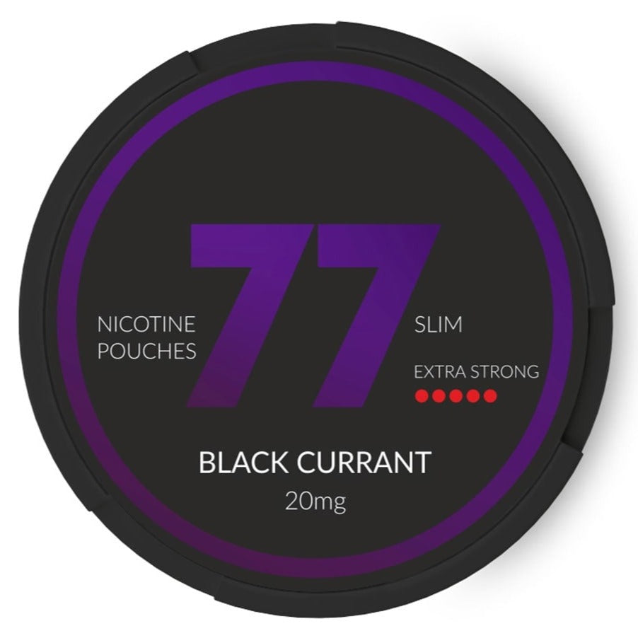 Blackcurrant Slim Nicotine Pouches By 77
