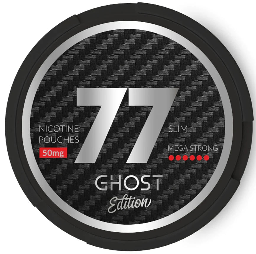 77 Ghost Edition - 50mg Nicotine Pouches Extremely Strong Snus