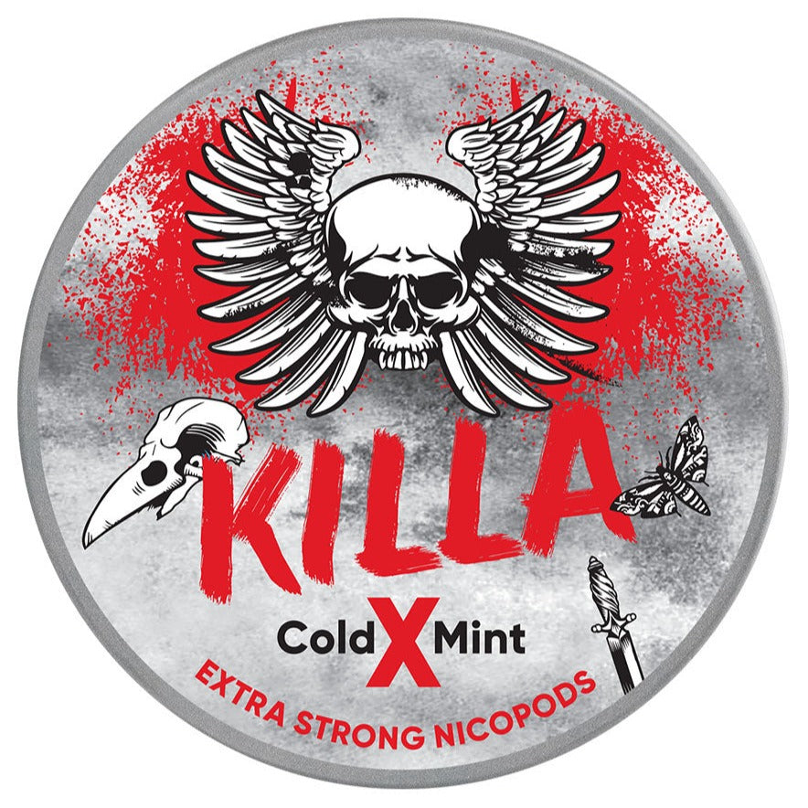 X Cold Mint Nicotine Pouches By Killa