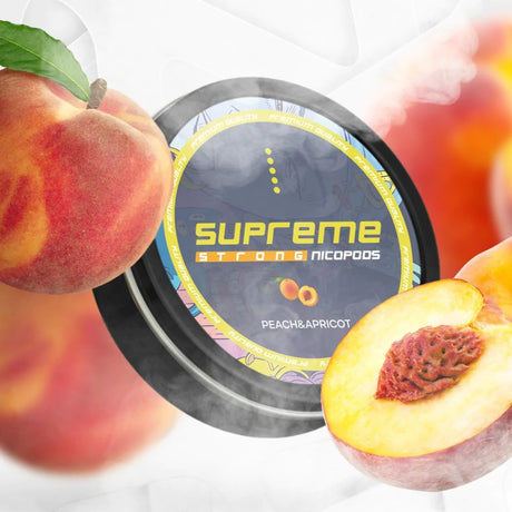 Supreme Nicopods Peach & Apricot - 50Mg - Nico Plug